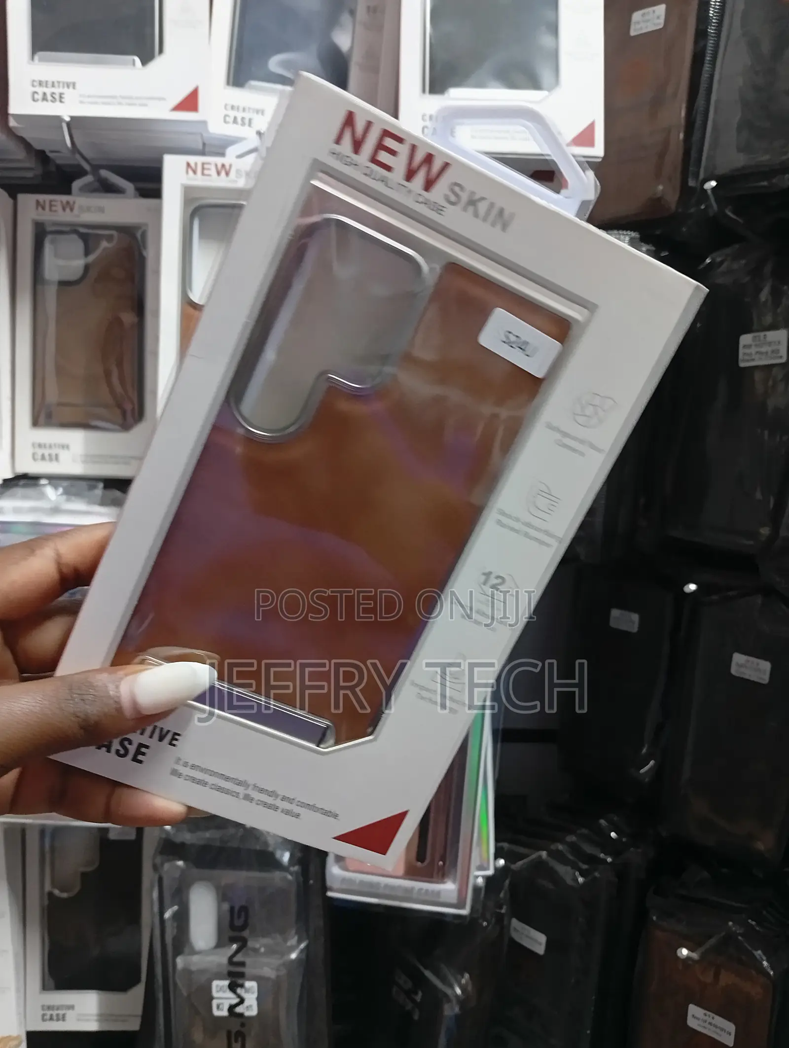 Samsung Galaxy S24 Ultra Brown Leather Magsafe Case