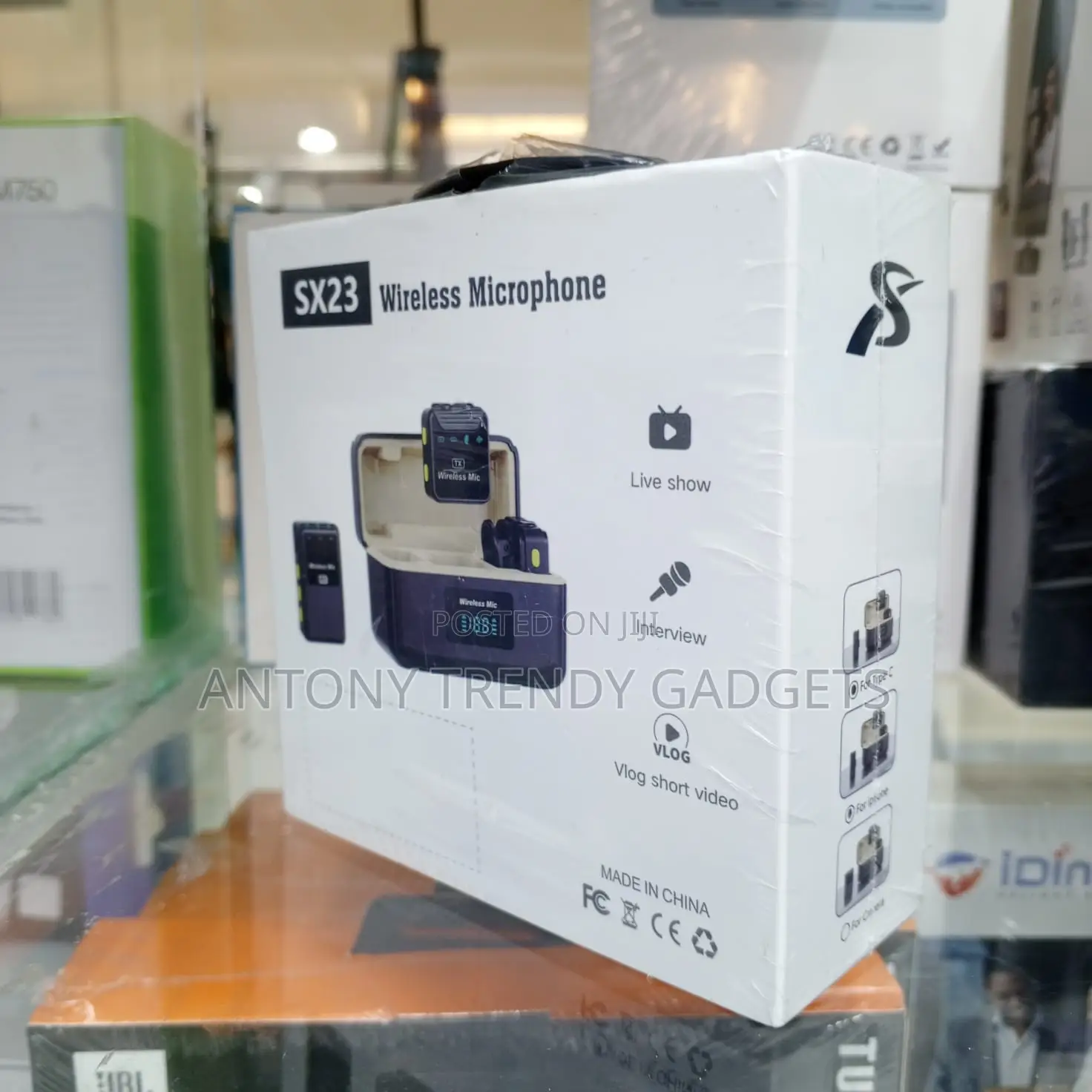 Sx23 Plug Play Wireless Mic for Interview Streaming