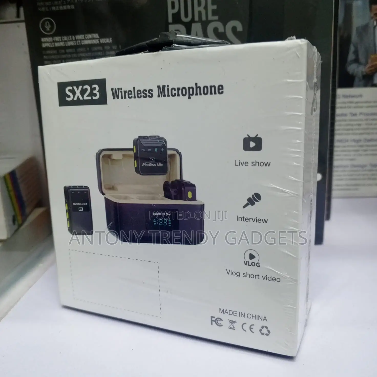 Sx23 Plug Play Wireless Mic for Interview Streaming