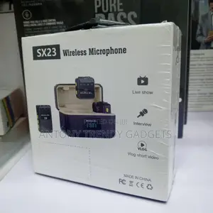Sx23 Plug Play Wireless Mic for Interview Streaming