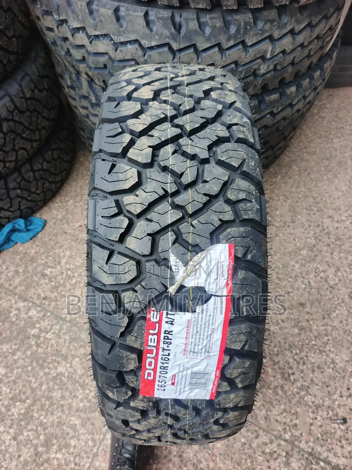 Double King Tires Sizes 265/70r16 All Terrain.