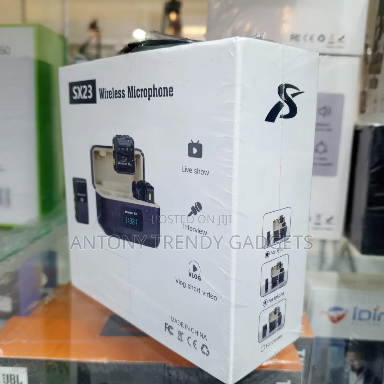 Sx23 Dual Wireless Microphone Noise Reduction Vlog Kit
