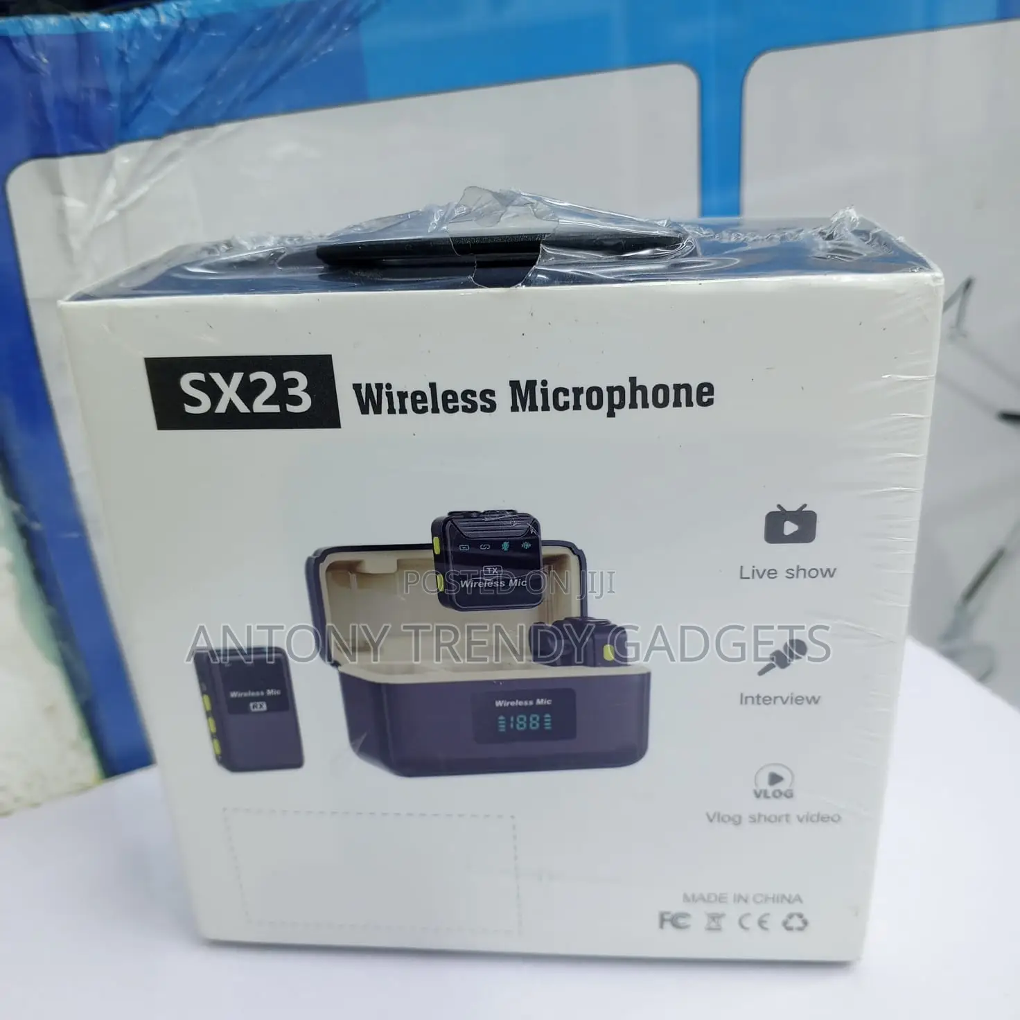 Sx23 Dual Wireless Microphone Noise Reduction Vlog Kit