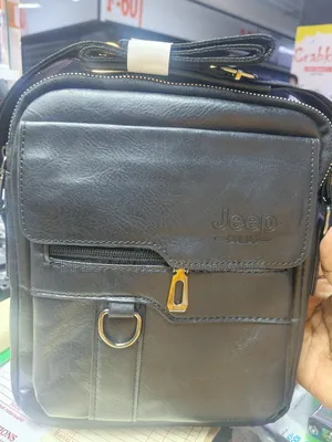 Unisex Sling Shoulder Bag Black in Colour