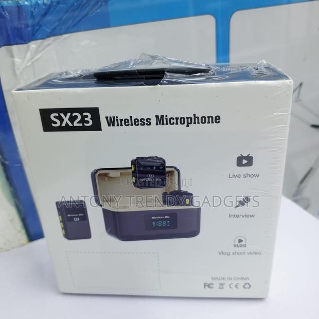 Sx23 Lapel Mic Set iPhone Android Camera Plug Play - main view