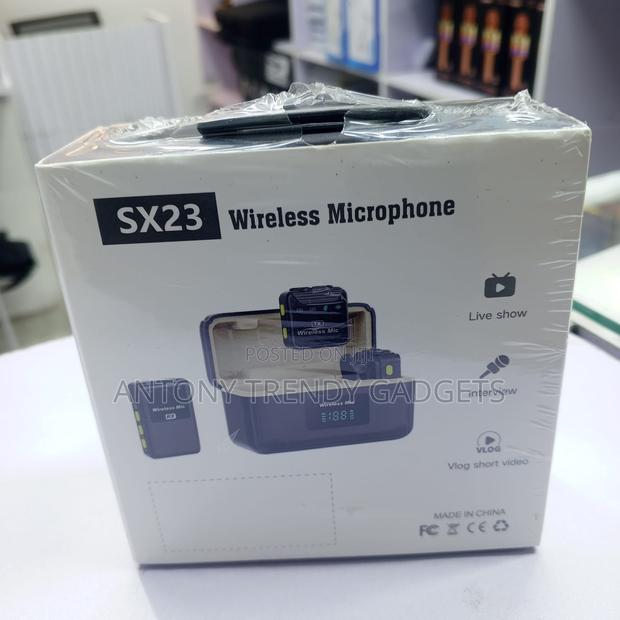 Sx23 Wireless Vlogging Mic Digital Display Charging Case - thumbnail 4