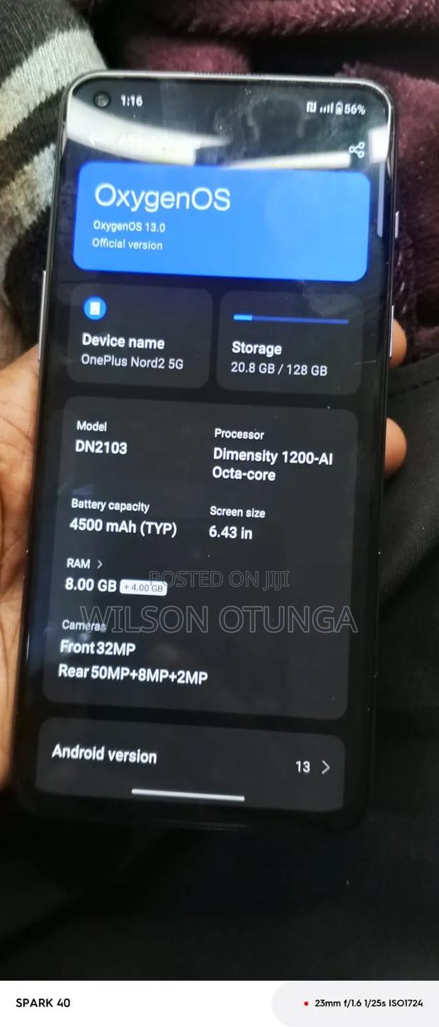 OnePlus Nord 2 5G 128 GB Blue