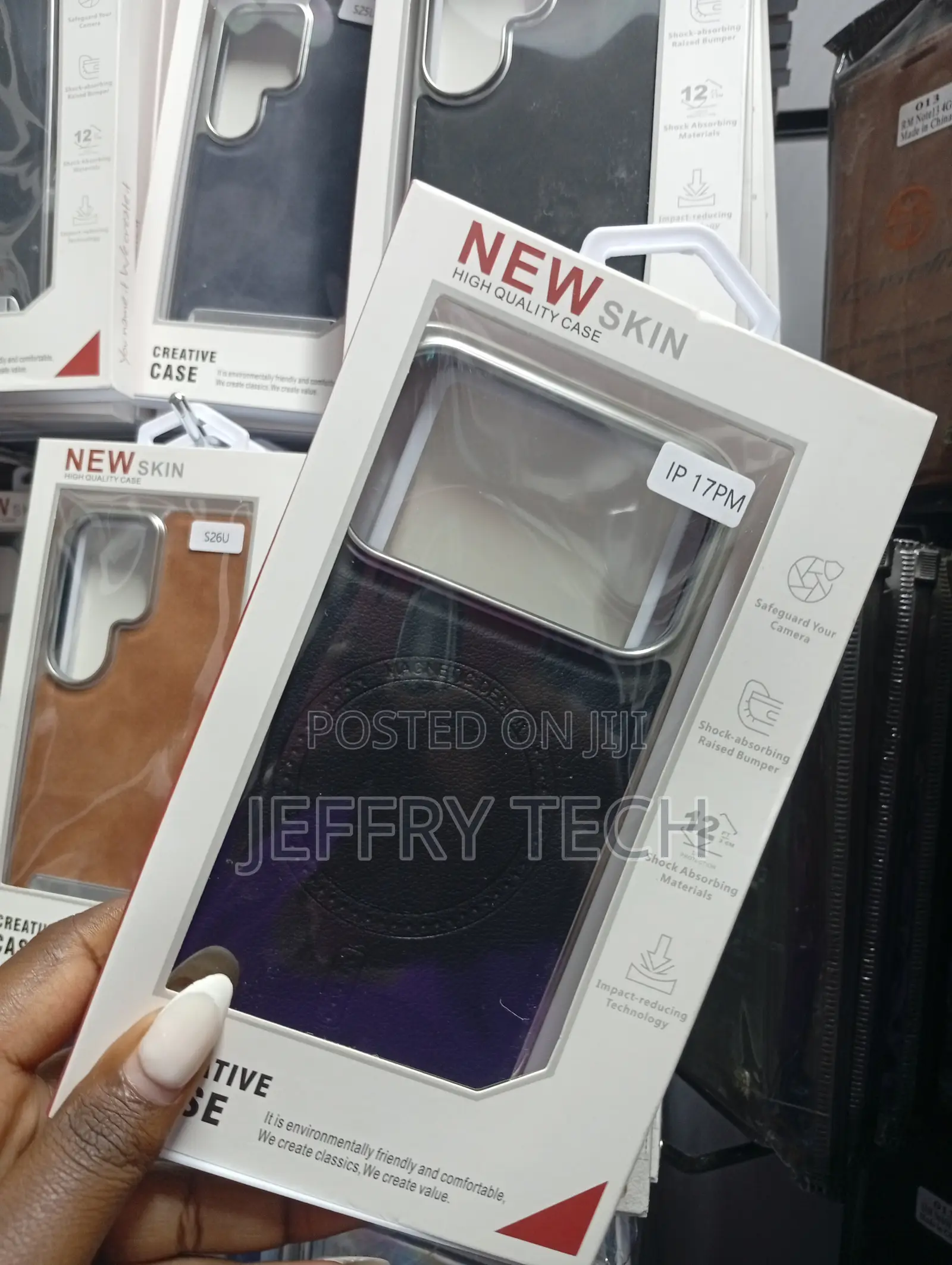 iPhone 17 Pro Max Magsafe Compatibility Leather-Style Case