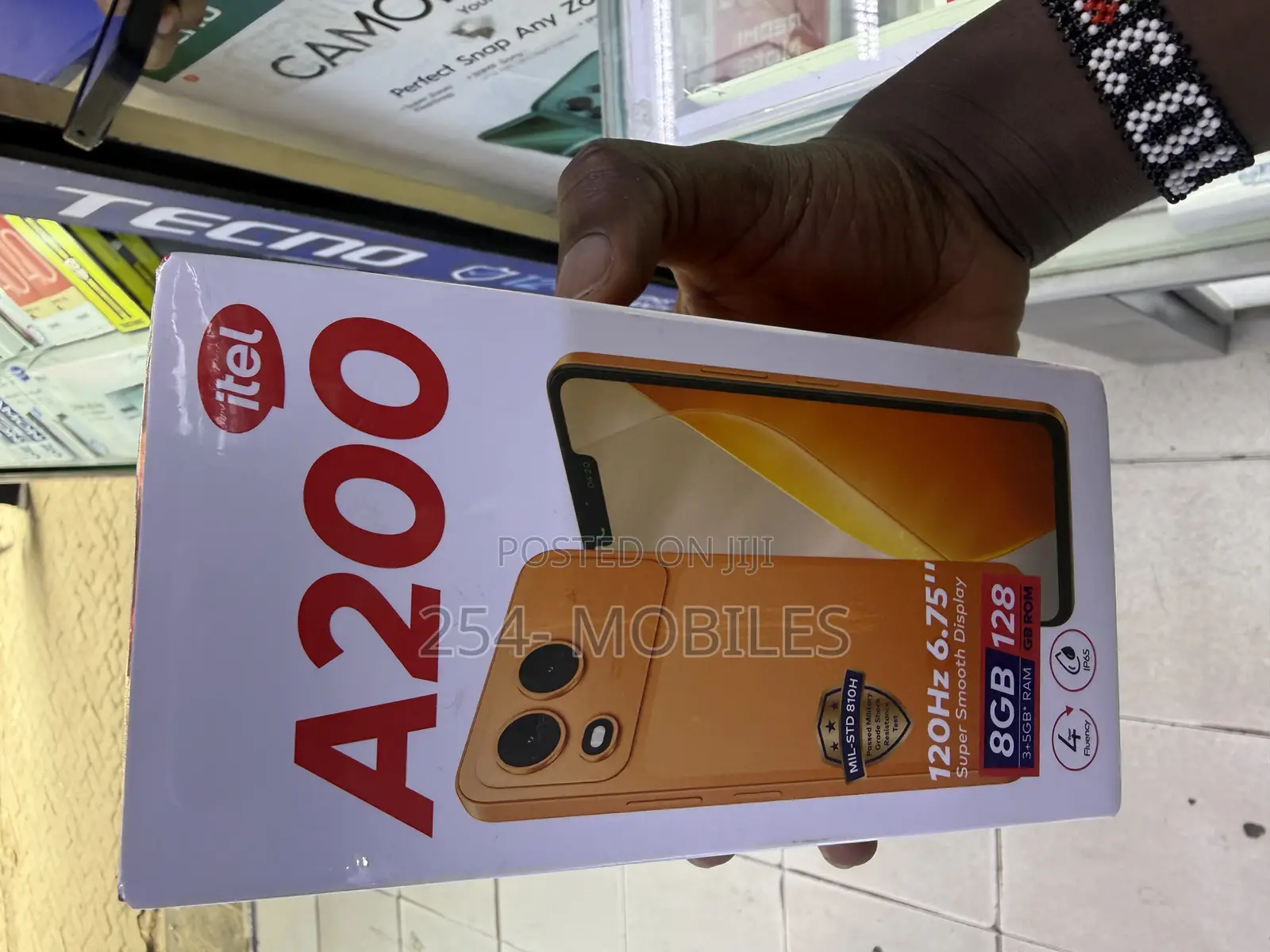 New Itel A200+ 128 GB Black