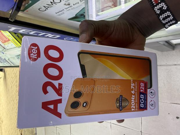 New Itel A200+ 128 GB Black - thumbnail 2