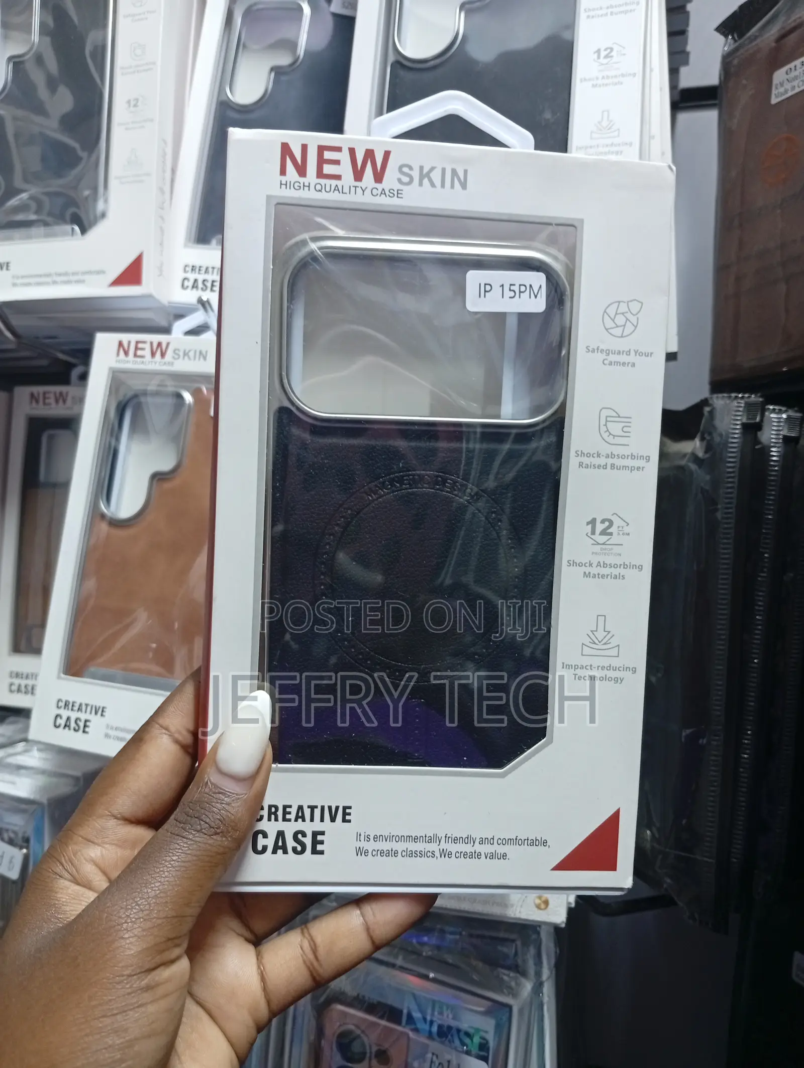 iPhone 15 Pro Max Shock-Absorbing Raised Bumper New Skin Case