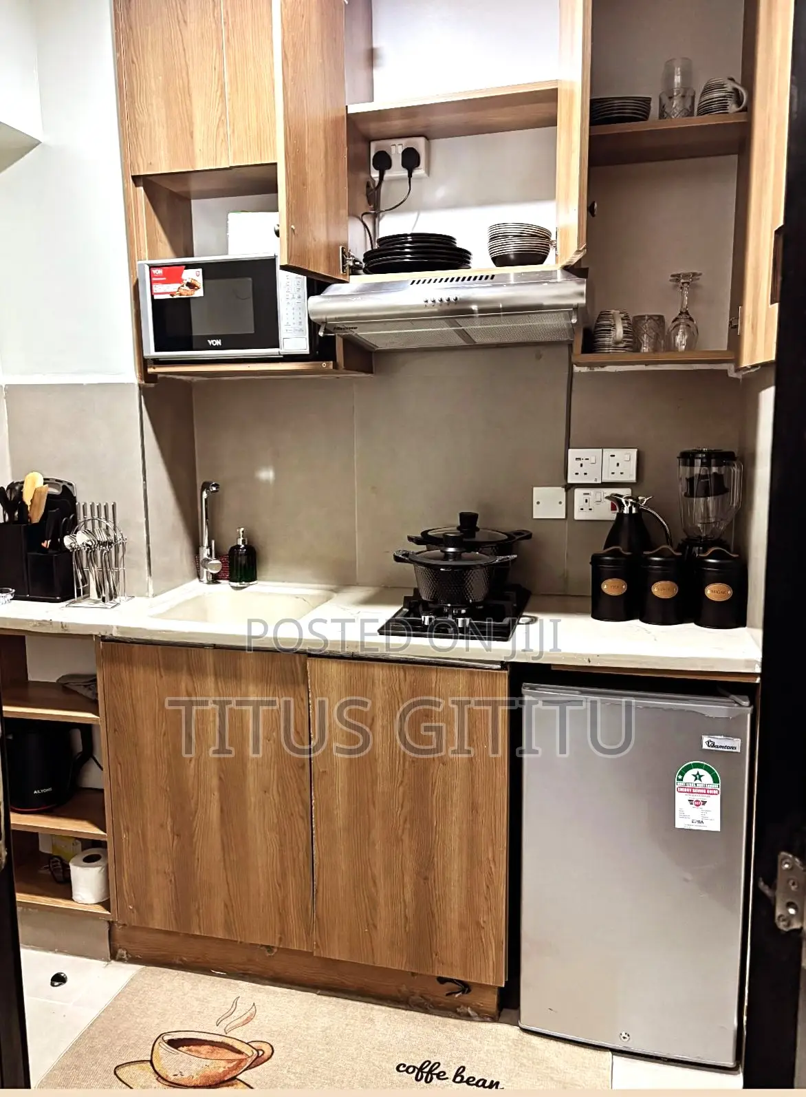 Studio Airbnb Nairobi West Near Nyayo Stadium | Parking Wifi |
