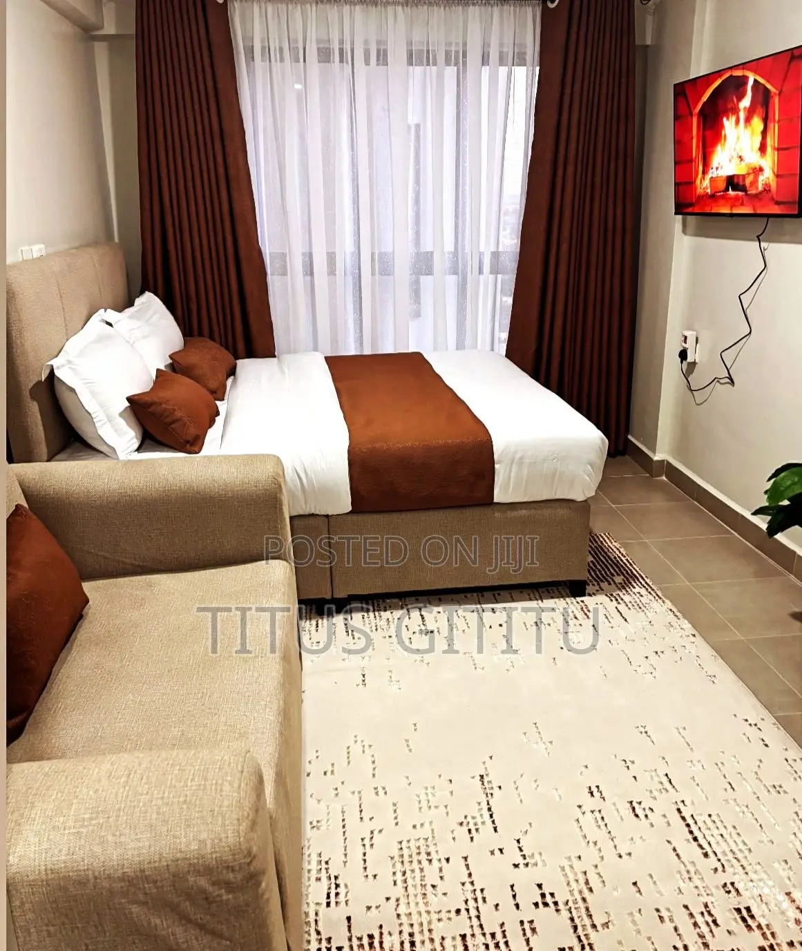 Studio Airbnb Nairobi West Near Nyayo Stadium | Parking Wifi |