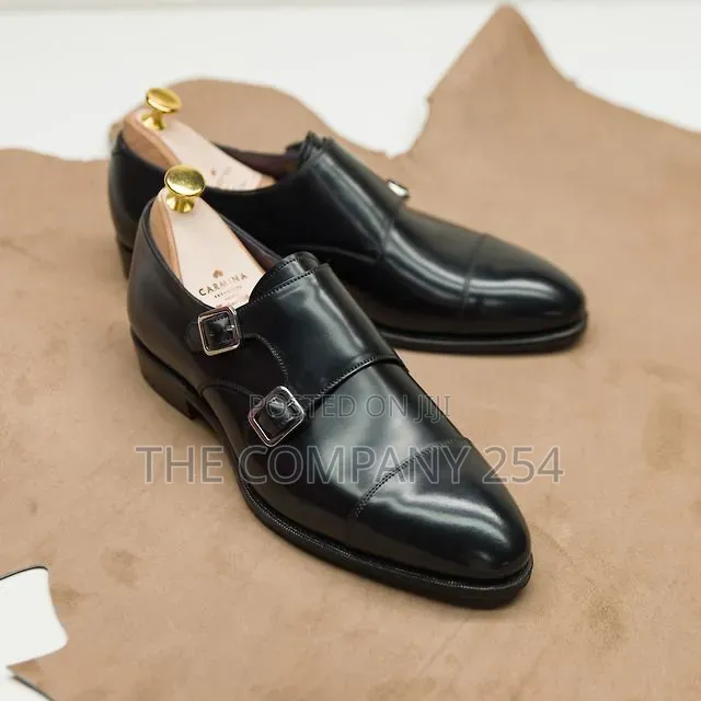 Quality Leather Official Men Wetlook Low Cut Official Shoes