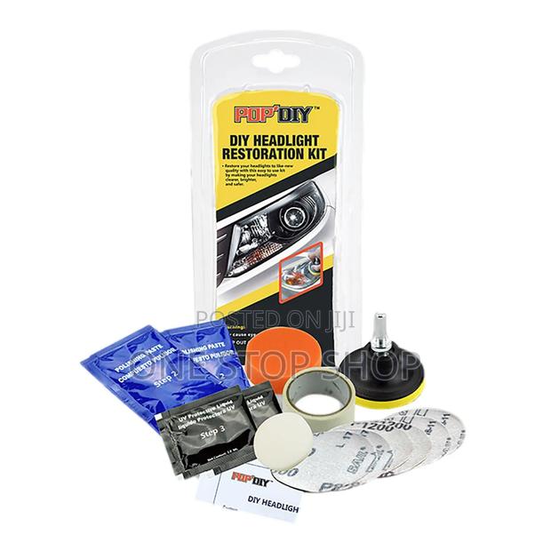 Diy Headlight Restoration Kit To Clean Foggy,Yellow,Scratched Headligh