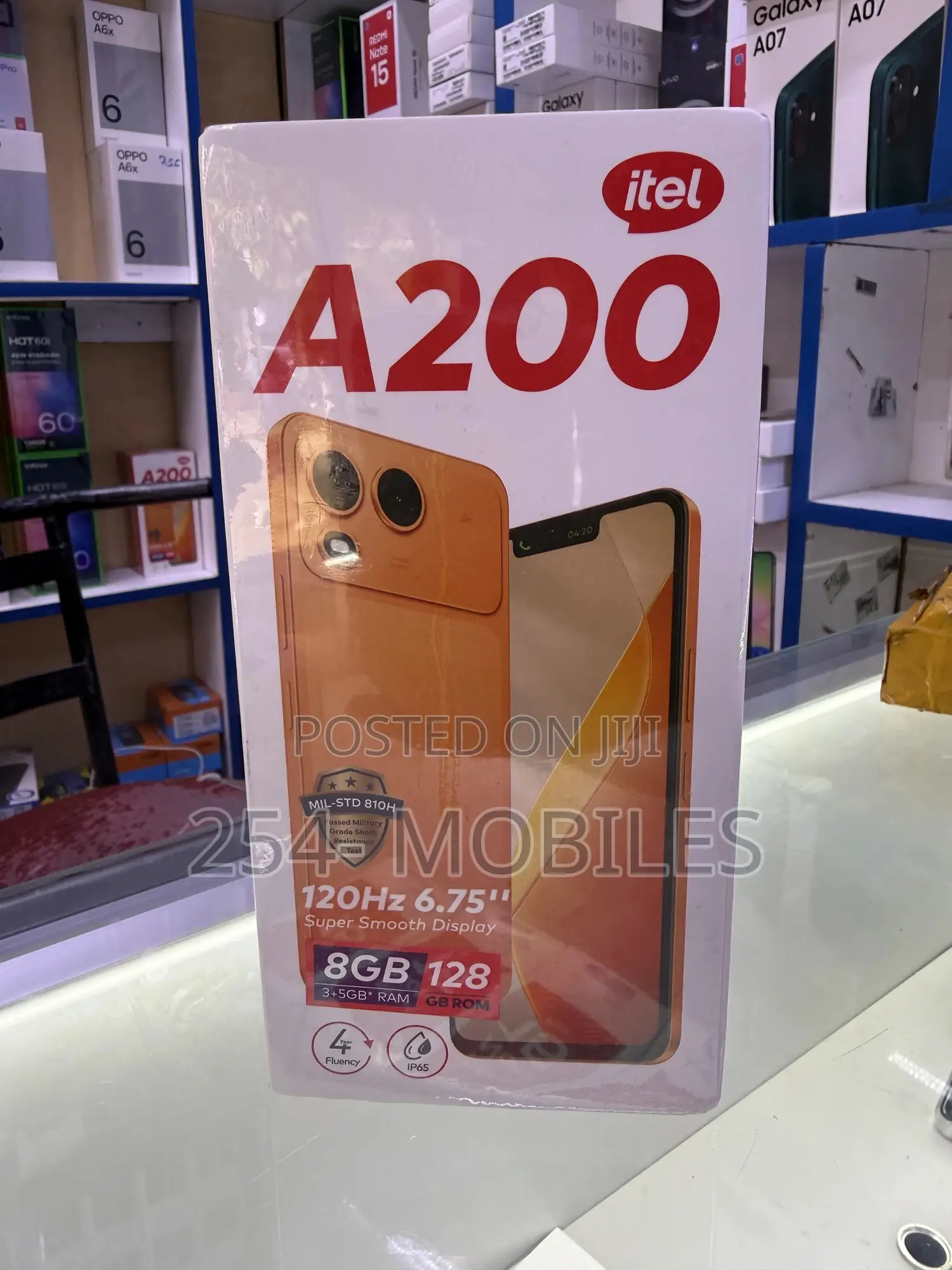New Itel A200+ 128 GB Black