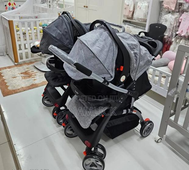 Mamakids 2-in-1 Baby Stroller Travel System + Car Seat – Sm - thumbnail 2