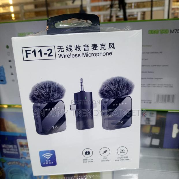 F11-2 Vlogging Wireless Mic Type-C Lightning Camera Support - thumbnail 2