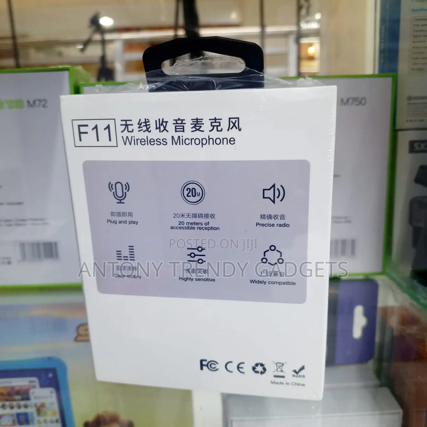 F11-2 Wireless Mic Set 20m Range Live Streaming Interview