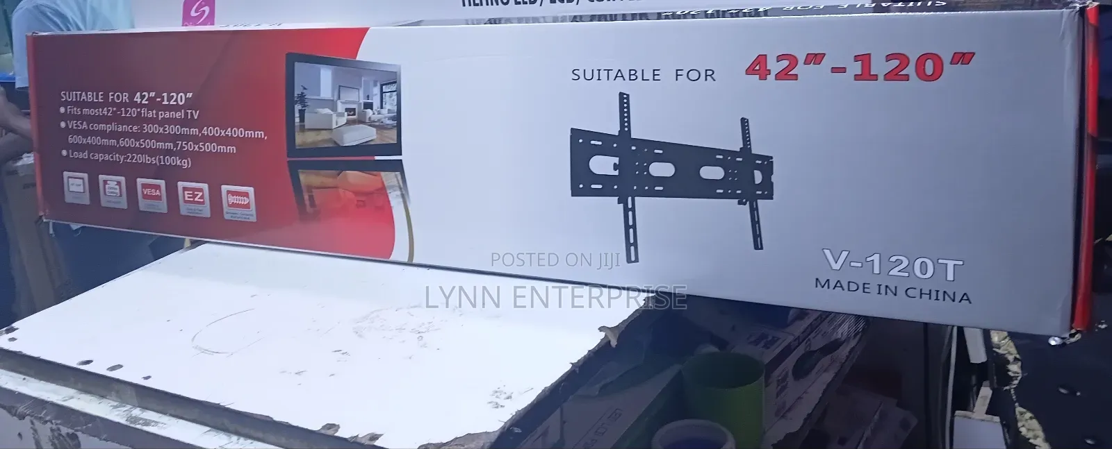 Skilltech Tilt Wall Mount Bracket. 42- 120 Inches Tv