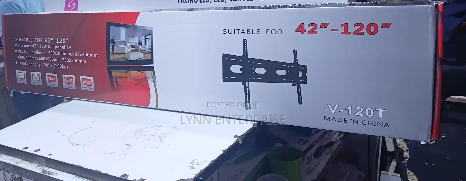 Skilltech Tilt Wall Mount Bracket. 42- 120 Inch Tv.