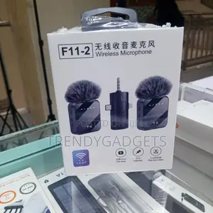 F11-2 Dual Wireless Microphone 3-in-1 Receiver Vlog Mic Set
