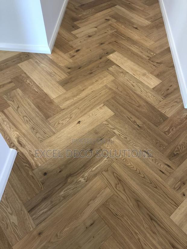 Herringbone SPC Flooring for Stylish and Premium Interior Floor Use