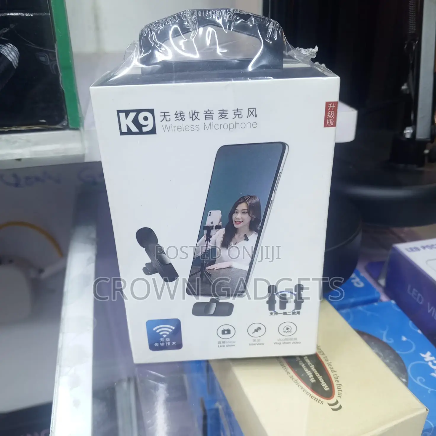 Wireless Lavalier Microphone Set 6-8h Battery Vlog