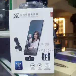 Wireless Lavalier Microphone Set 6-8h Battery Vlog