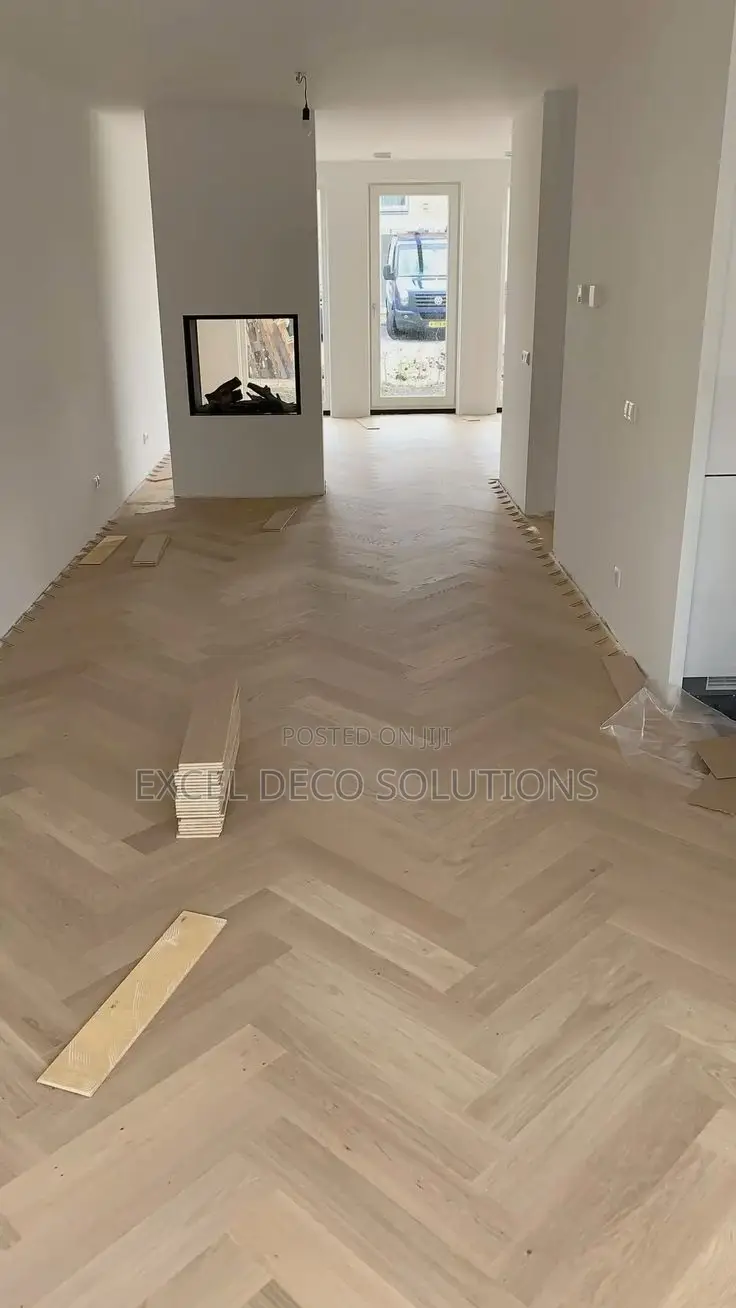 Herringbone SPC Flooring for Waterproof and Durable Floor Use Areas