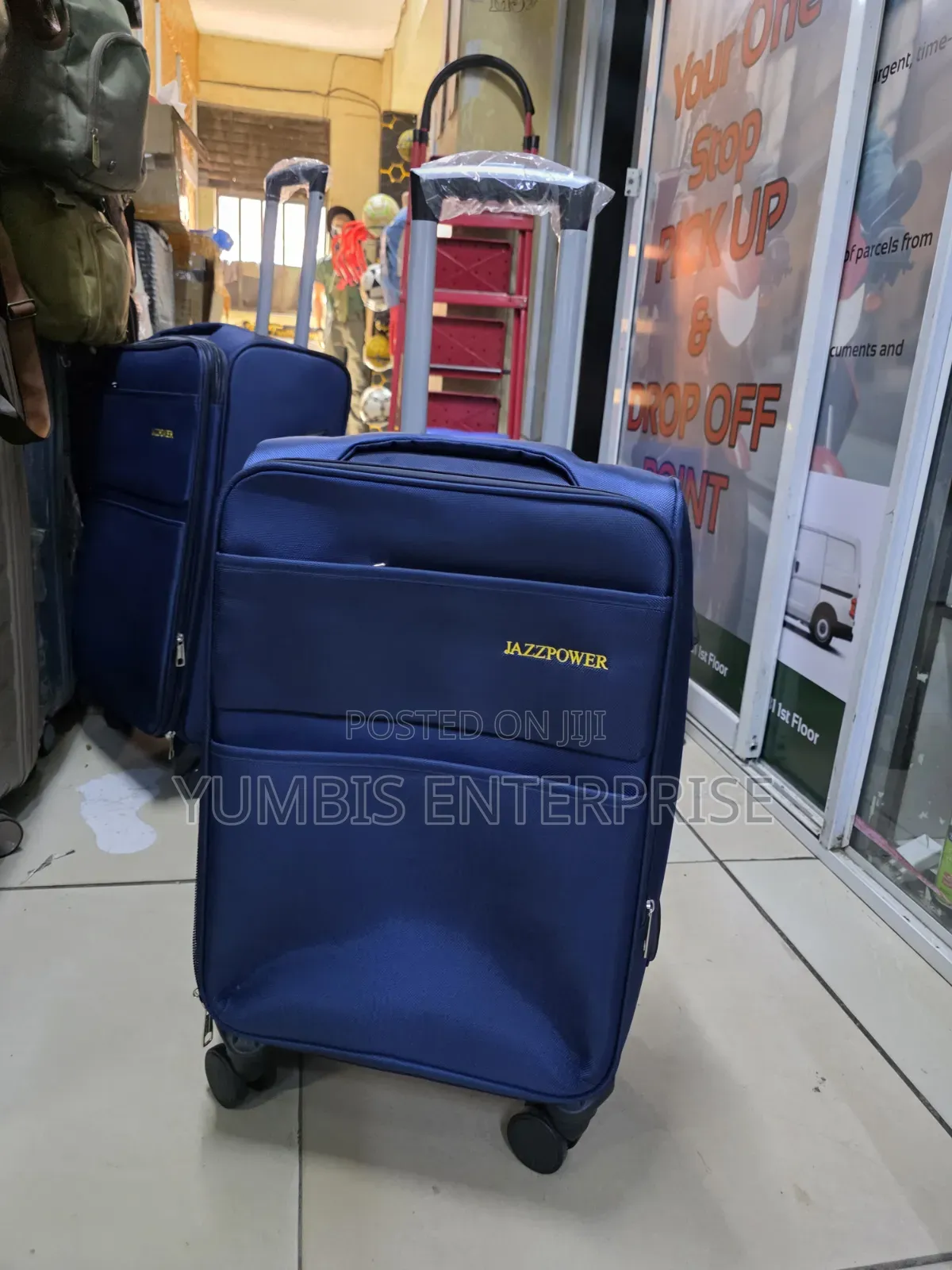 Small Jazz Power Fabric Suitcase Height 56cm