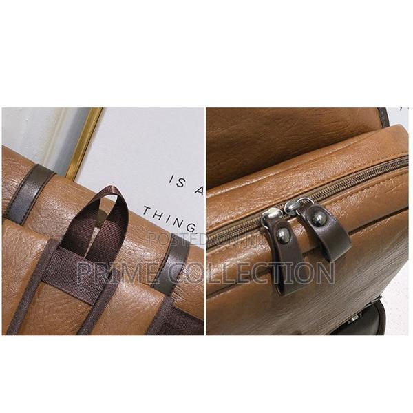 Stylish Vintage Leather Backpack - thumbnail 3