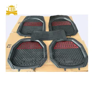 Deep Dish Tray With Colored Honeycomb Pattern Patches