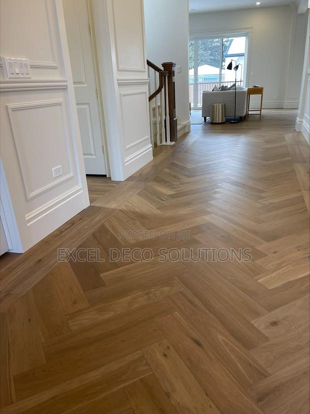 Herringbone SPC Flooring for Luxury, Strong and Long Lasting Floor Use