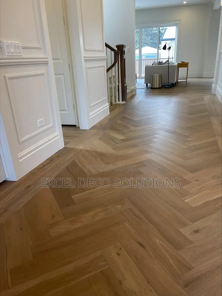 Herringbone SPC Flooring for Luxury, Strong and Long Lasting Floor Use