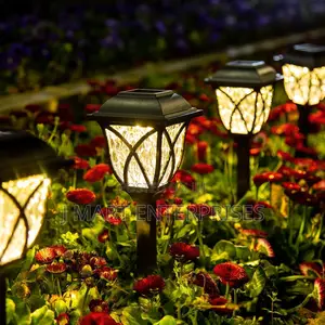 Solar Lights Outdoor Waterproof, Led Solar Garden Lights, 8 Pack