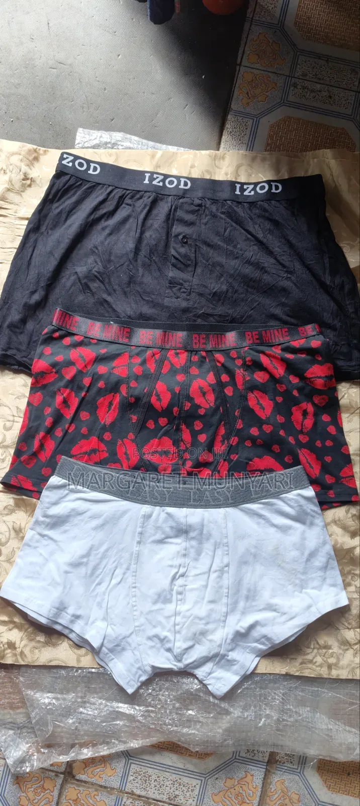 Coloured Men's Underclothes