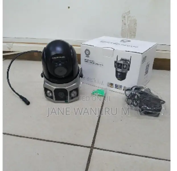 Easy to Install V380 Dual Lens Ac Powered Lan and 4g PTZ