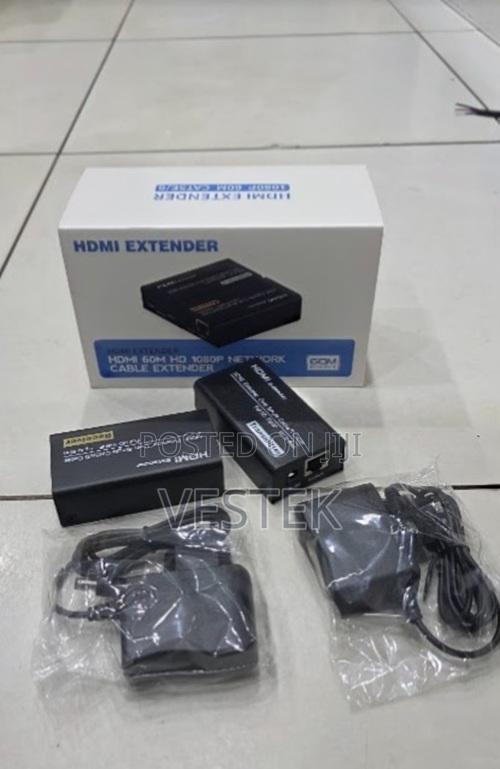 Hdmi Extender 60m Hd 1080p Network Port Rj45 to Hdmi