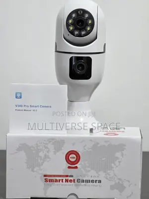 V380 Pro 360 Wifi Dual Lens Wireless Security CCTV Indoor Bulb Camera