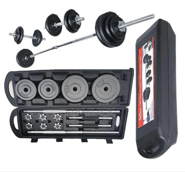 50kg Chrome Dumbbell Set – Full Body Training - Vc
