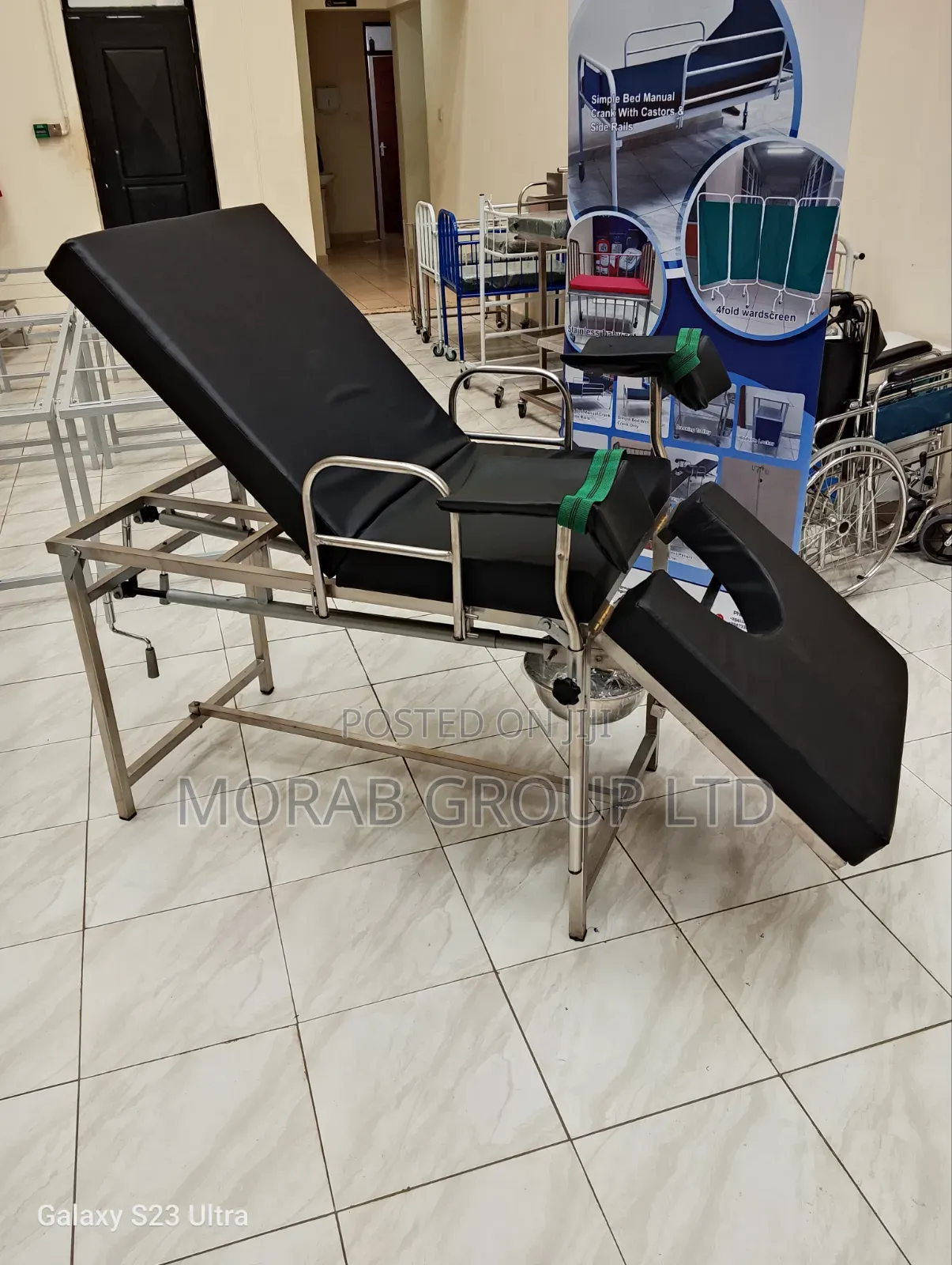Delivery Bed (Stainless Steel With Cranks)