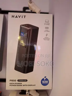 Havit Pb50 183w 27000mah Laptop and Phone Charging Power Bank
