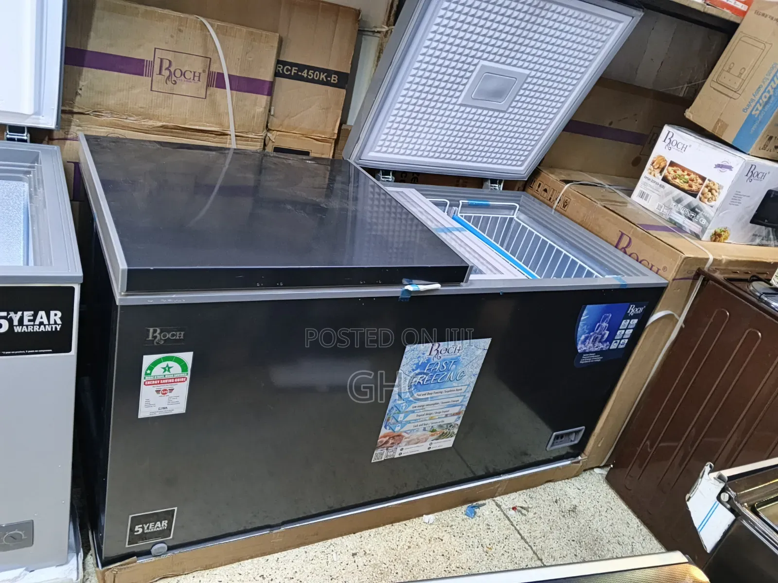 450l Deep Freezer (Gray Colour)