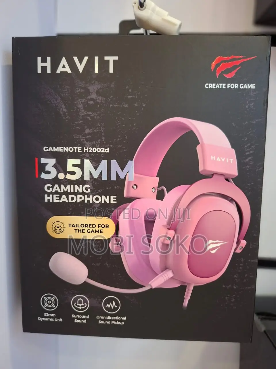 Havit H2002d Pink Gaming Headphone