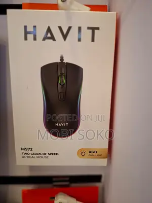 Havit Ms72 Two Gears of Speed Optical Mouse With RGB Cool Light