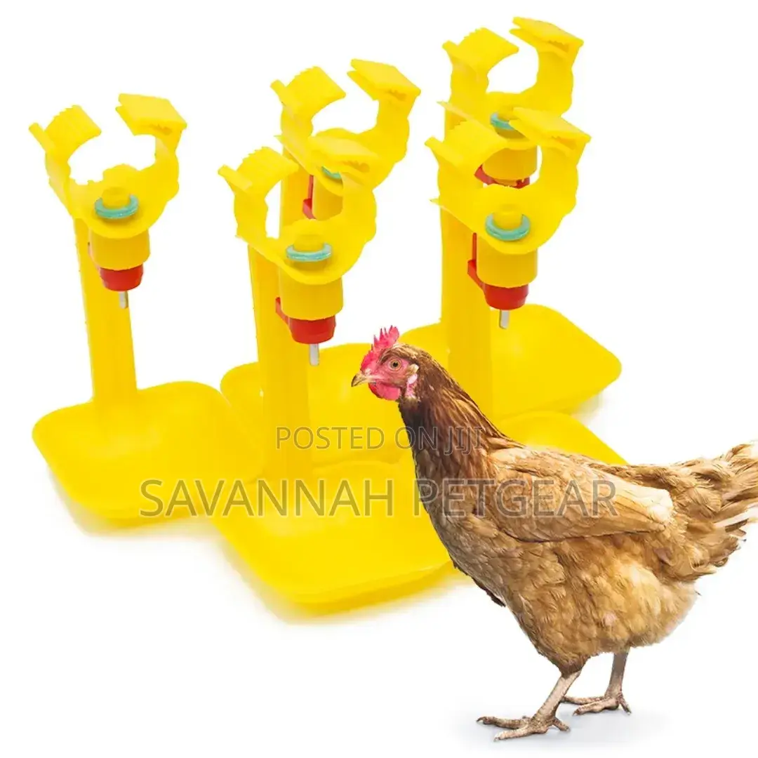 Automatic Plastic Chicken Nipple Drip Cup Drinkers Water Feeders