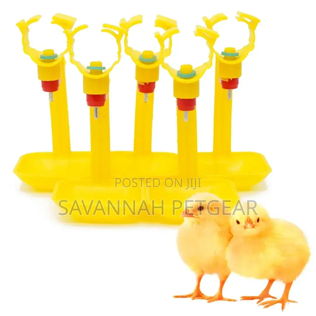 Automatic Plastic Chicken Nipple Drip Cup Drinkers Water Feeders