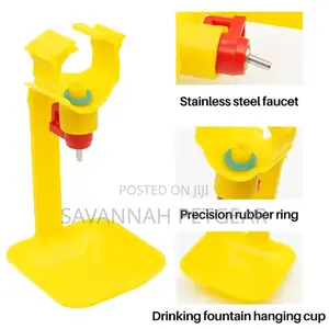 Automatic Plastic Chicken Nipple Drip Cup Drinkers Water Feeders