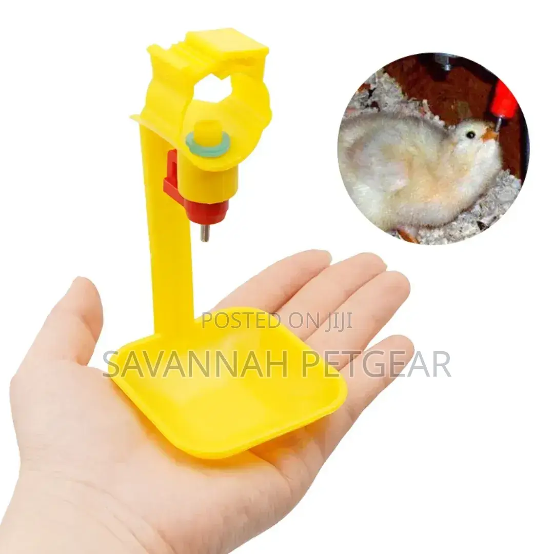 Automatic Plastic Chicken Nipple Drip Cup Drinkers Water Feeders